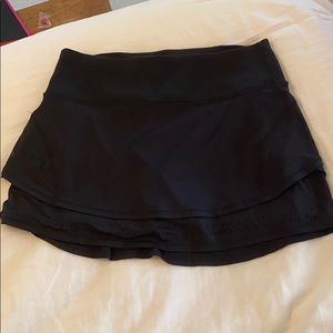 Black Athleta Tennis Skirt